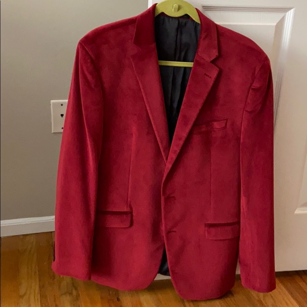 Van Heusen Red Velvet Men’s Sport Coat 44R